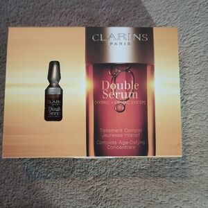New Clarins Paris Double Serum .03 Fluid Ounces
